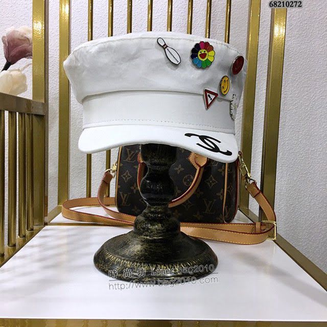 Chanel爆款女士帽子 香奈兒印章軍帽  mm1458